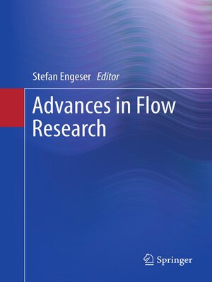cover image of Advances in Flow Research